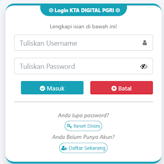 Register PGRI Muna - Persatuan Guru Republik Indonesia Cabang Muna